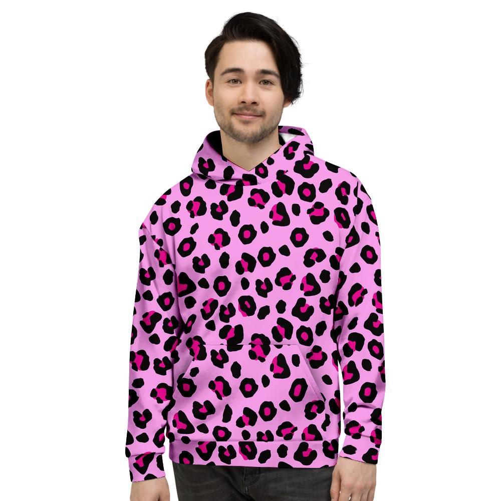 Pink Leopard Men’S Hoodie