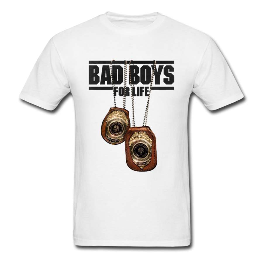 Bad Boys Shirt Police Badge Mike Lowrey Marcus Burnett Funny Tee | Men’s T-Shirt