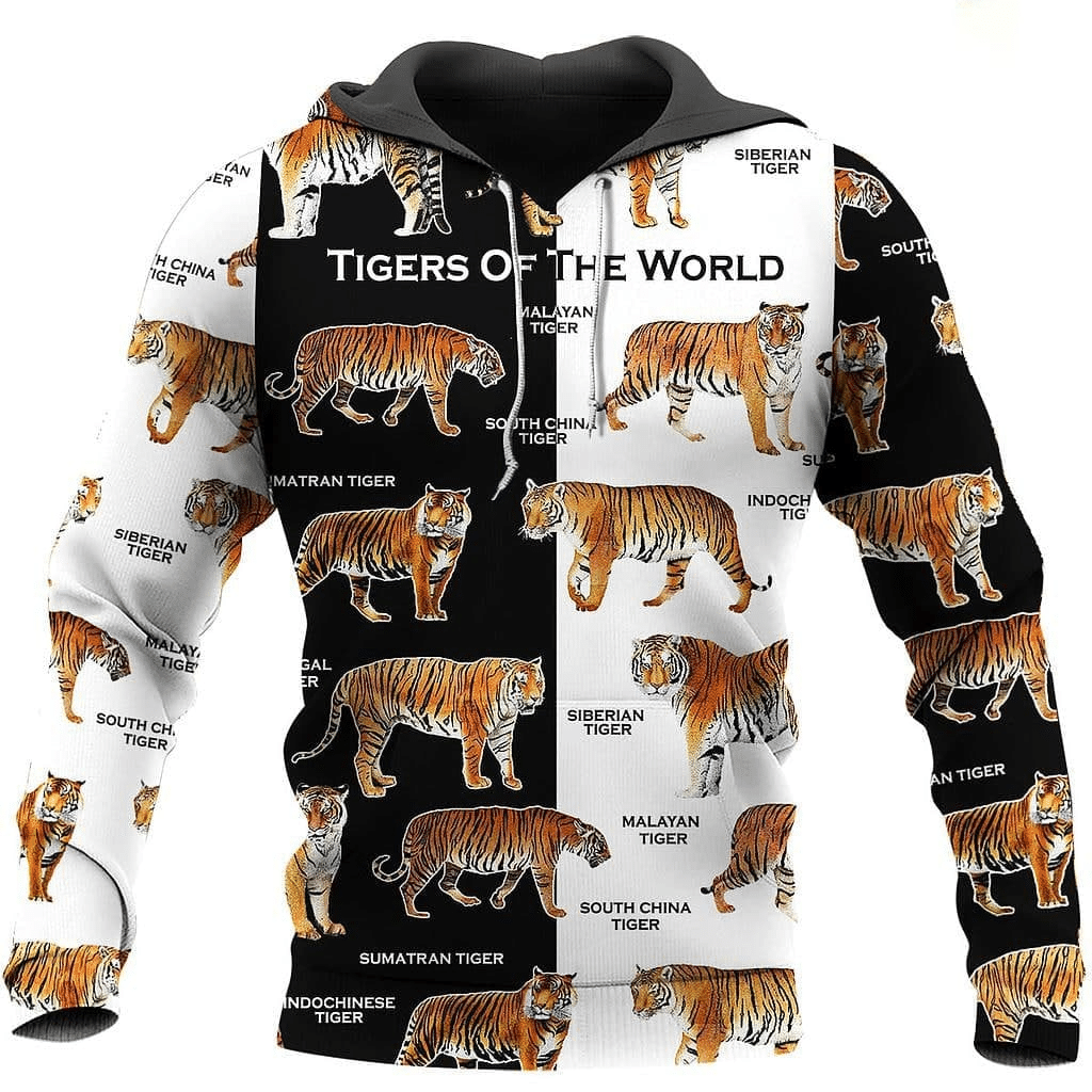 A Lot Of Tigers 3D All Over Printed Hoodie