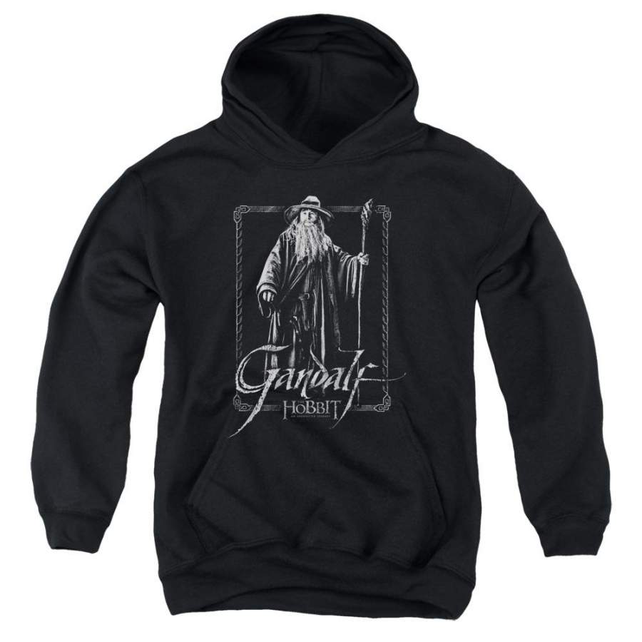 The Hobbit Gandalf Stare Youth Hoodie (Ages 8-12)