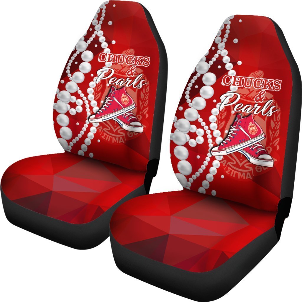 Greek Life  Car Seat Covers – Delta Sigma Theta K.H Pearls