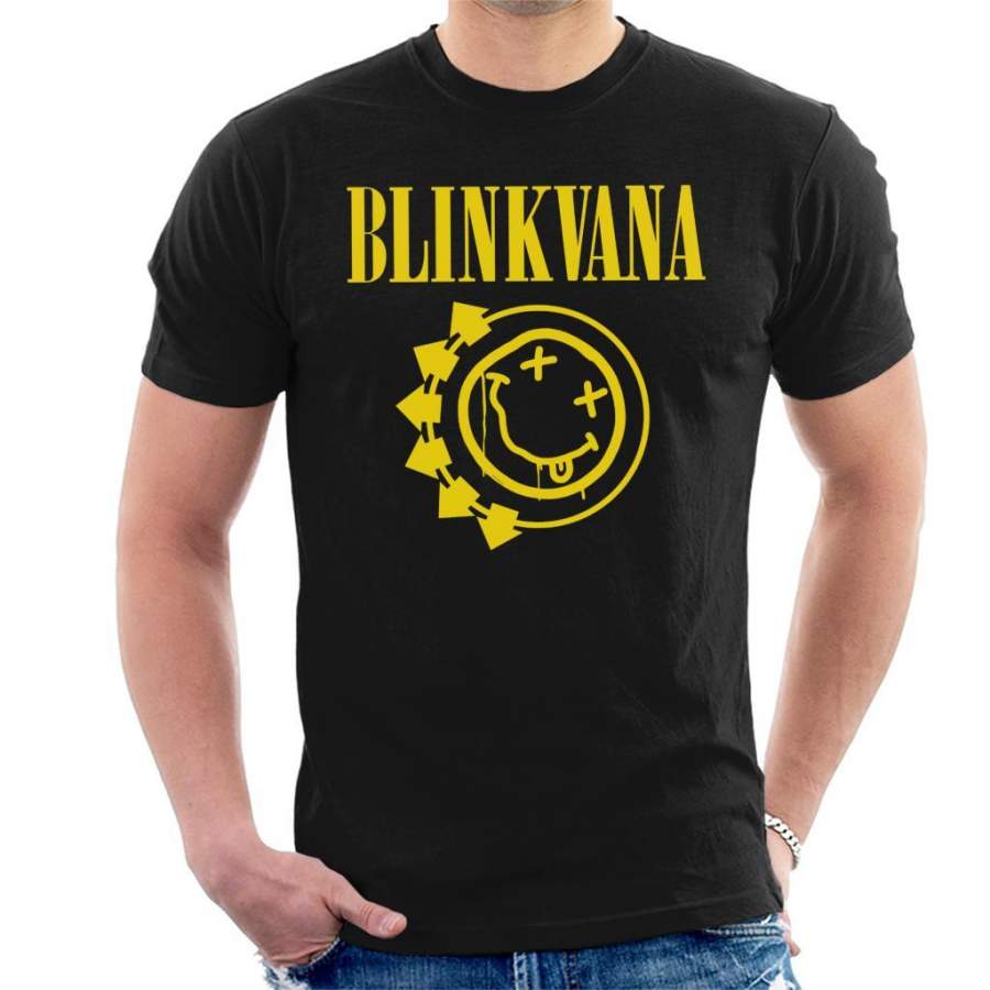 Blinkvana Blink 182 Nirvana Men’s T-Shirt