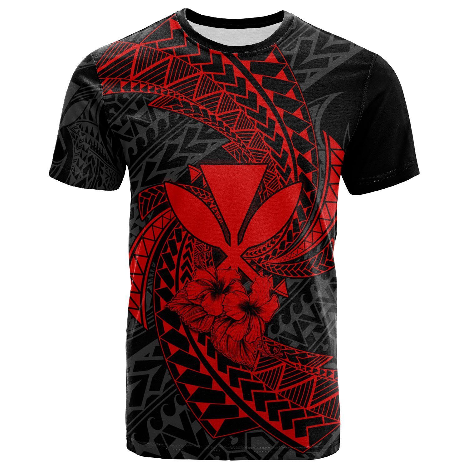 Polynesian Hawaiian Red Unisex All Over Print Onalv Ha40448