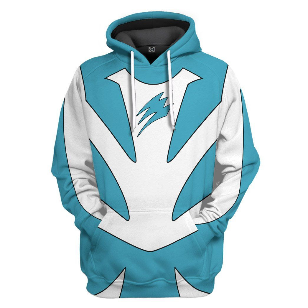 3D Jungle Fury Shark Power Ranger Tshirt Hoodie Apparel