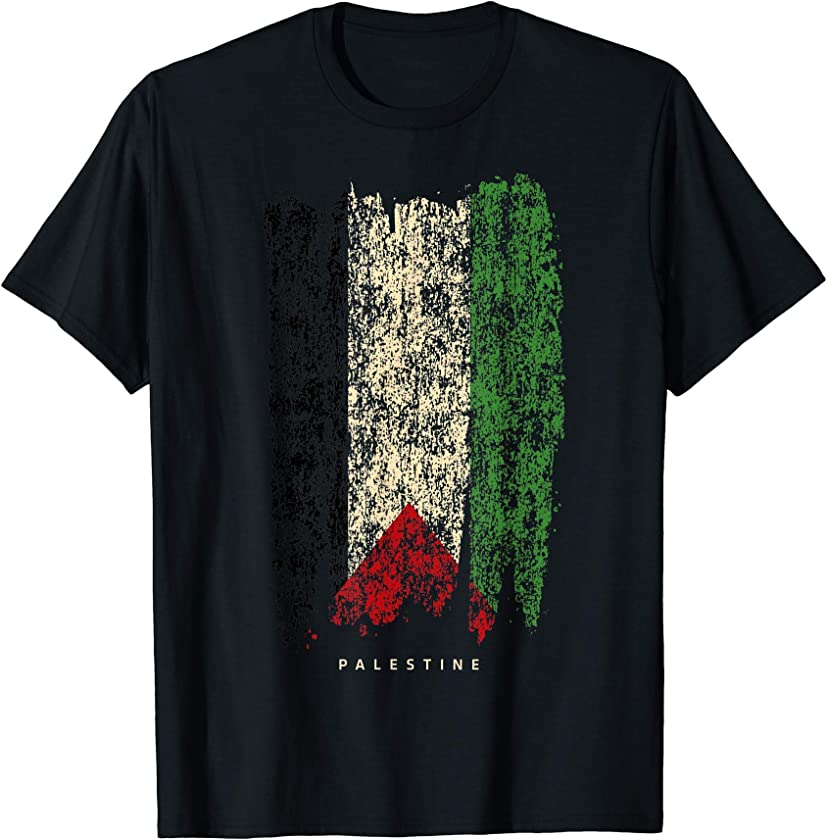 Vintage Palestine Flag Retro Palestinian Flag Palestinian T-Shirt