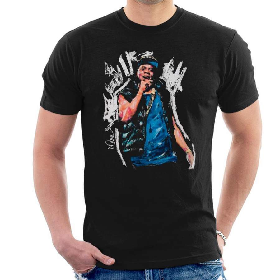 Sidney Maurer Original Portrait Of Jay Z Gilet Men’s T-Shirt