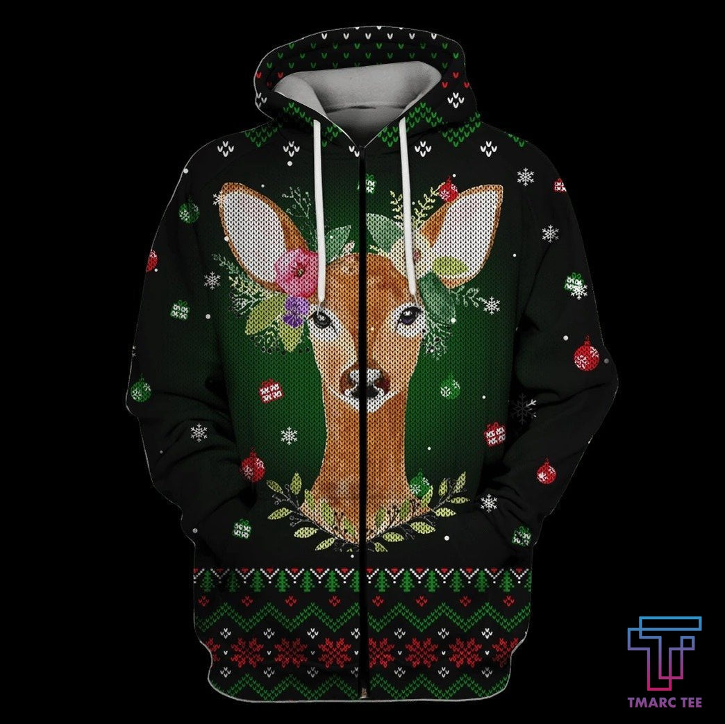 Tmarc Tee Deer Christmas Dc Fashion Dc042