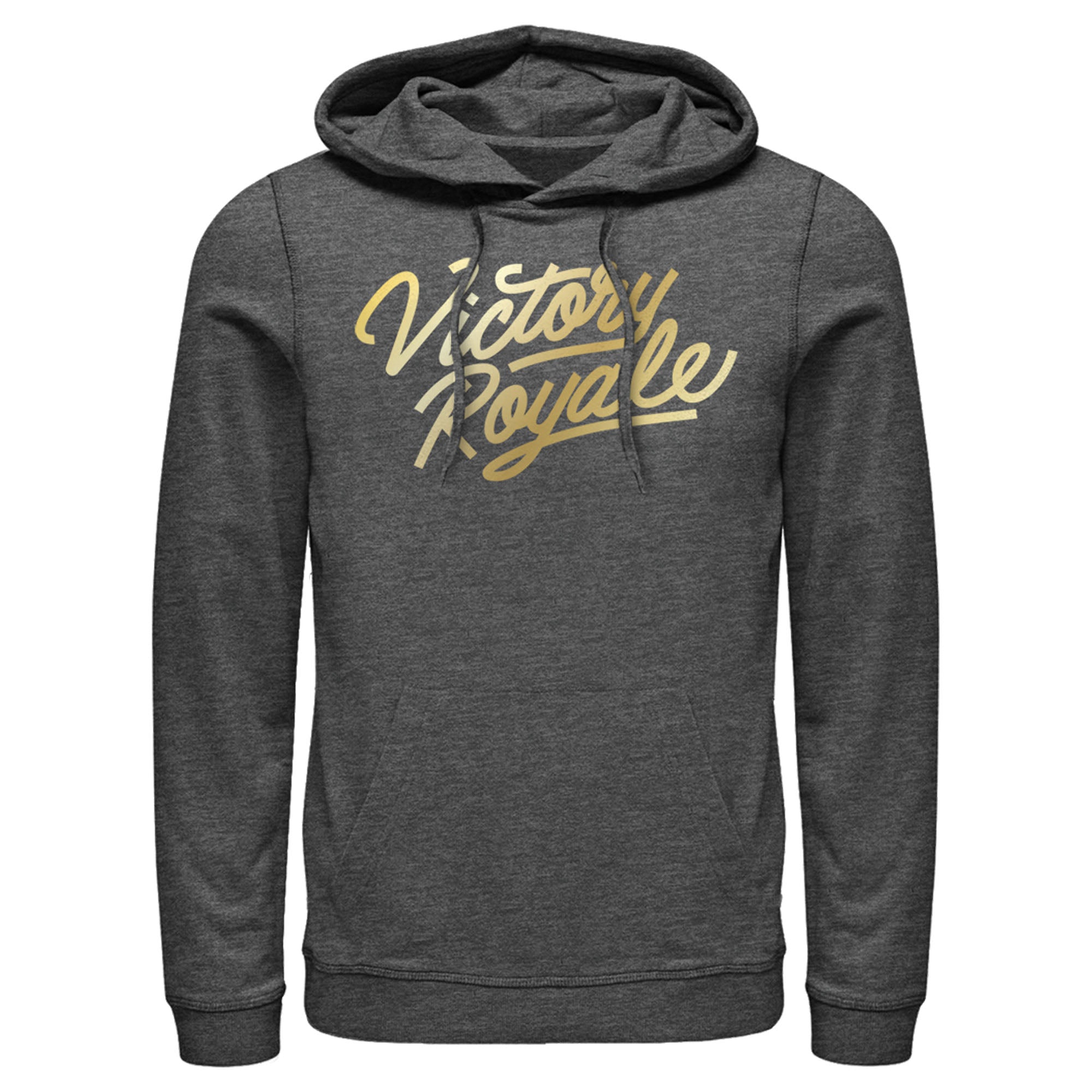 Fortnite Men’S Victory Royale Gold Script  Pull Over Hoodie