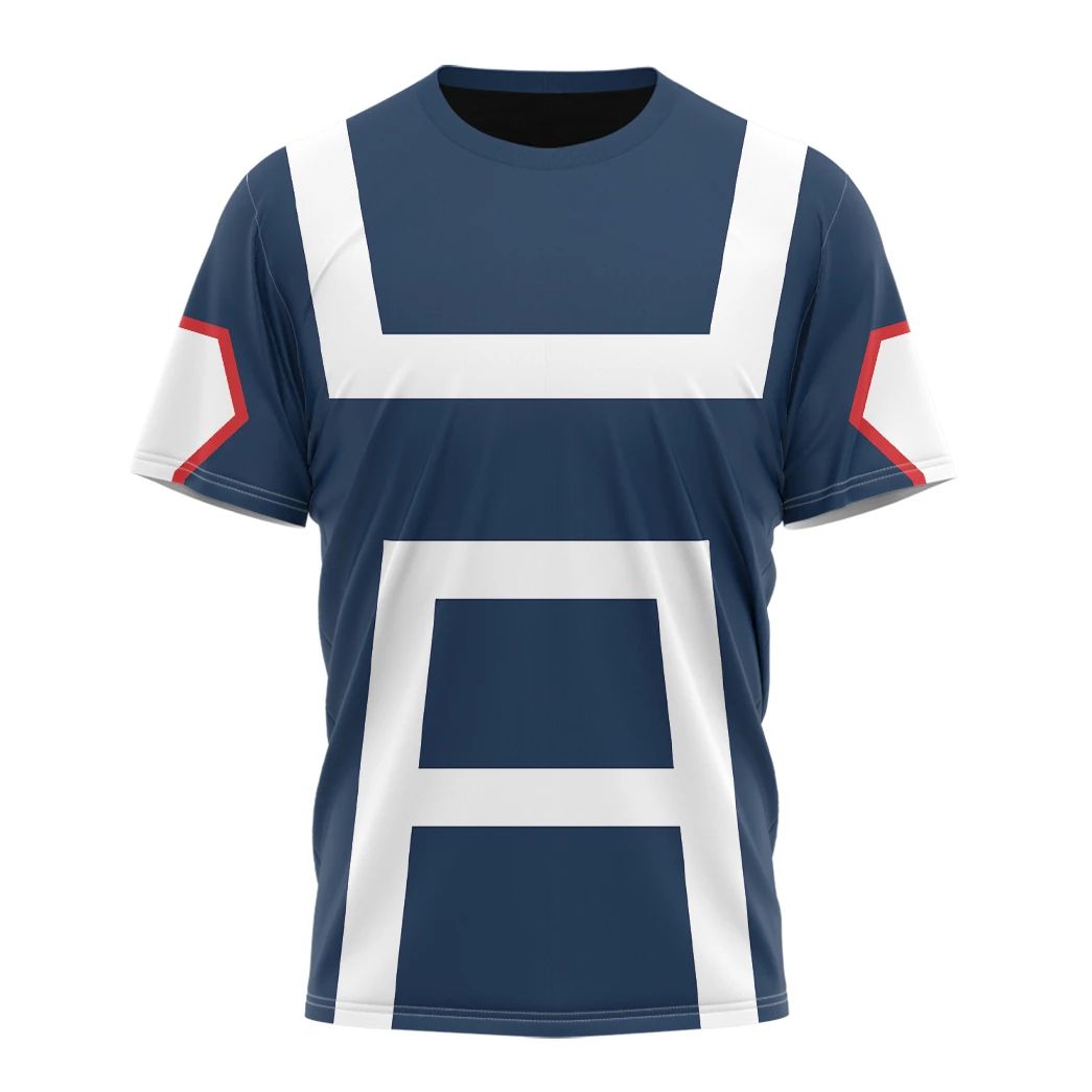 Alohazing 3D Anime My Hero Academia Ua High School Training Uniform Custom T-Shirt