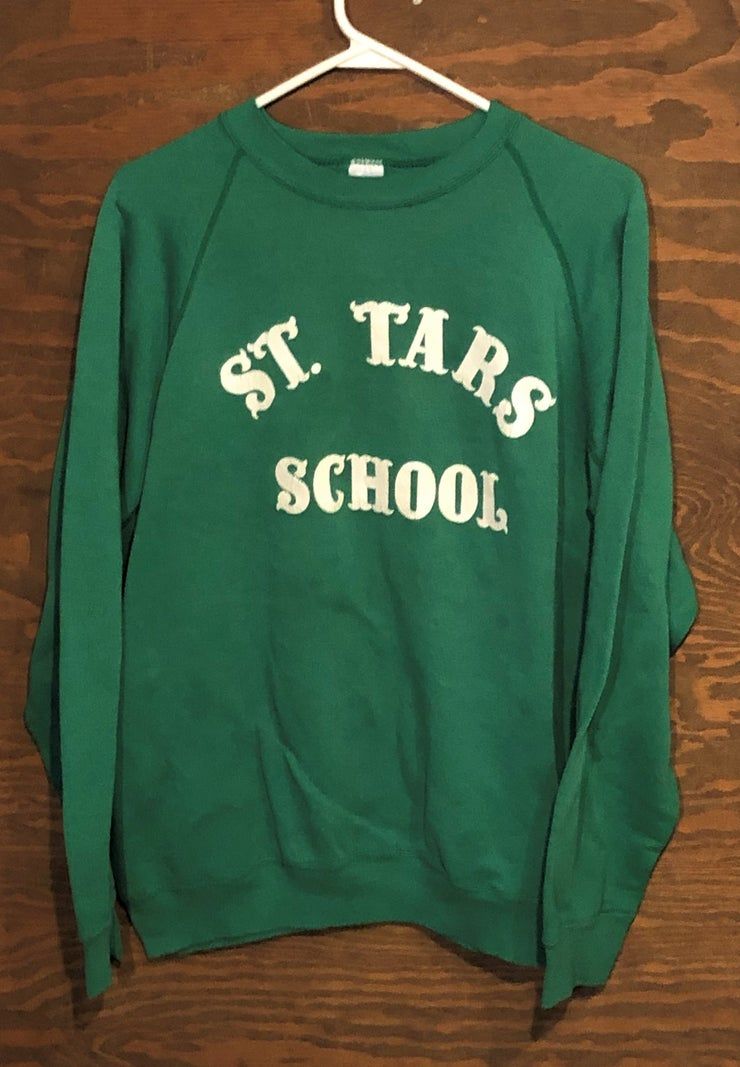 Vintage Des Ann Es 80 St Tars Cole Illinois Vert Des Ann Es 1980 Crewneck Vintage Des Ann Es 80 Pull Pull Grand Shirt