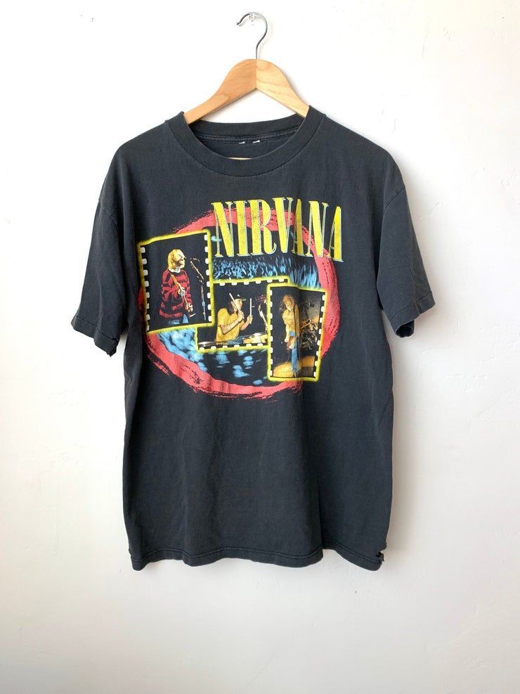 Vintage Rare 90 S 1997 Nirvana Muddy Banks Wild Oats Thrashed Single Stitch Shirt