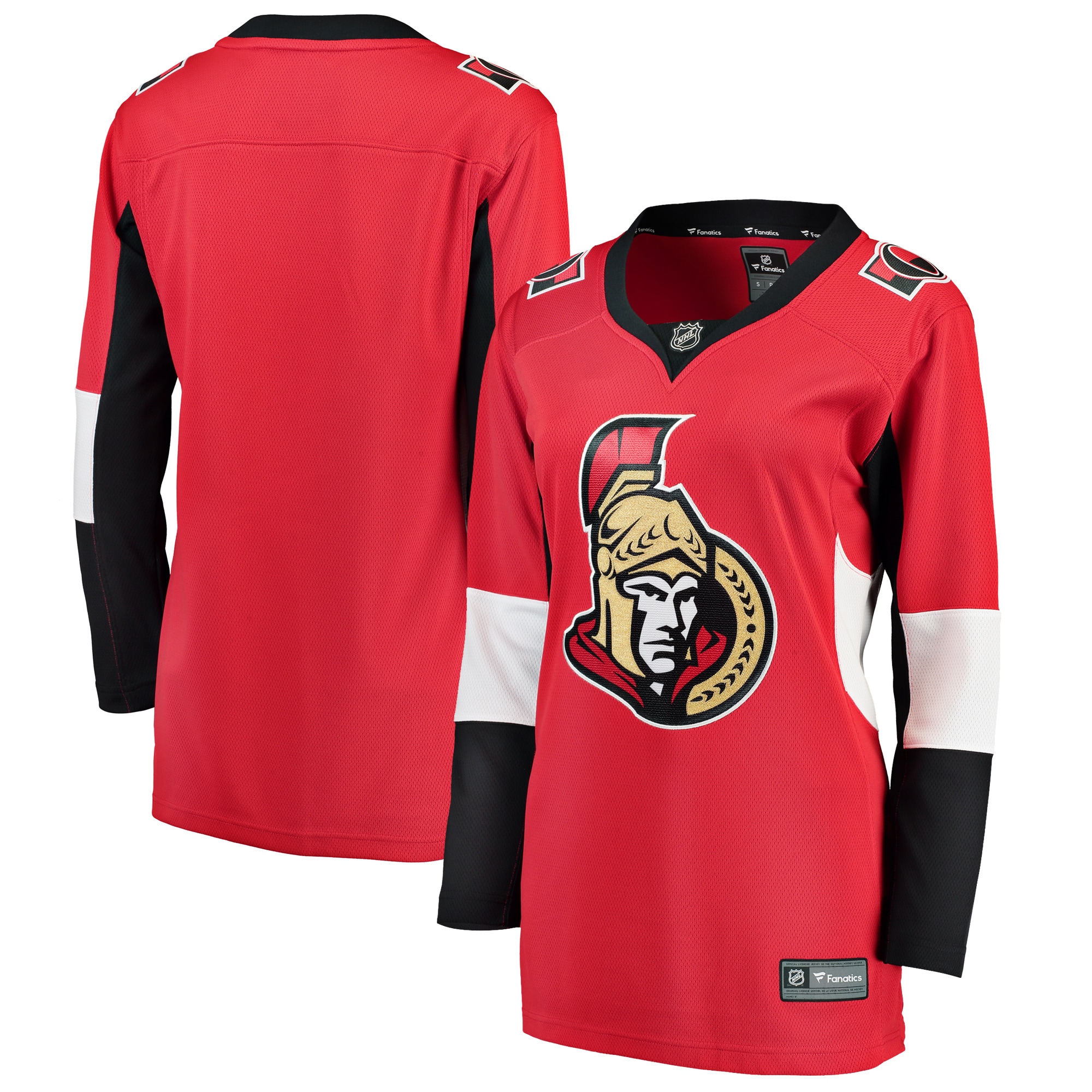 Women's Ottawa Senators Red Breakaway Home Blank Jersey