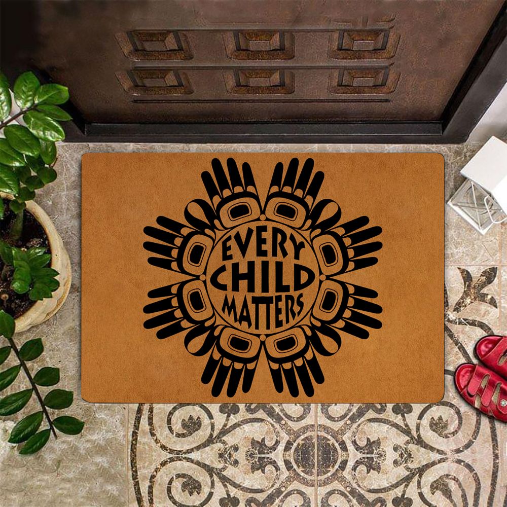 Every Child Matters Doormat Residential Schools ​Orange Shirt Day Indoor Mat For Front Door