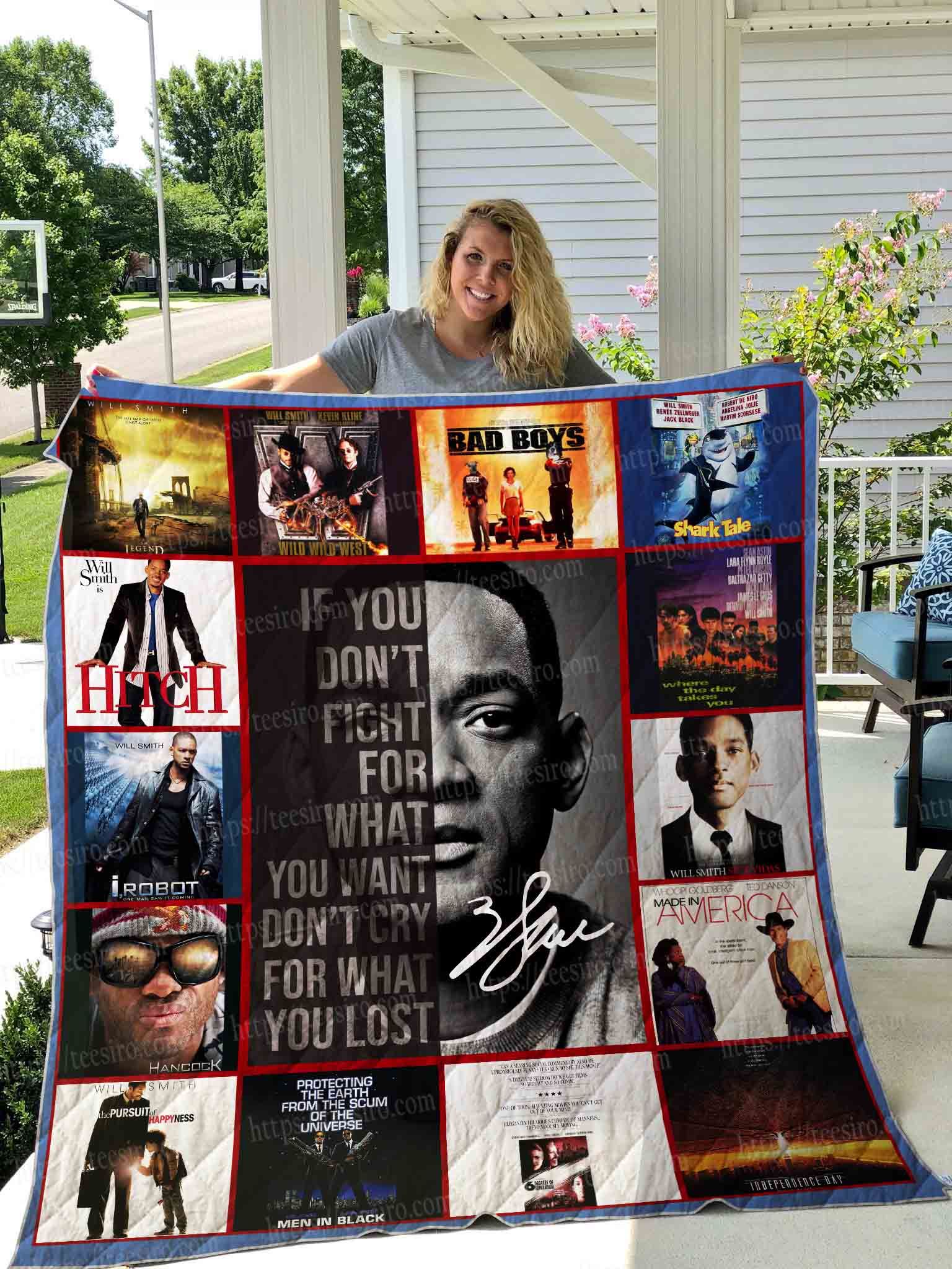 Will Smith Quilt Blanket 01