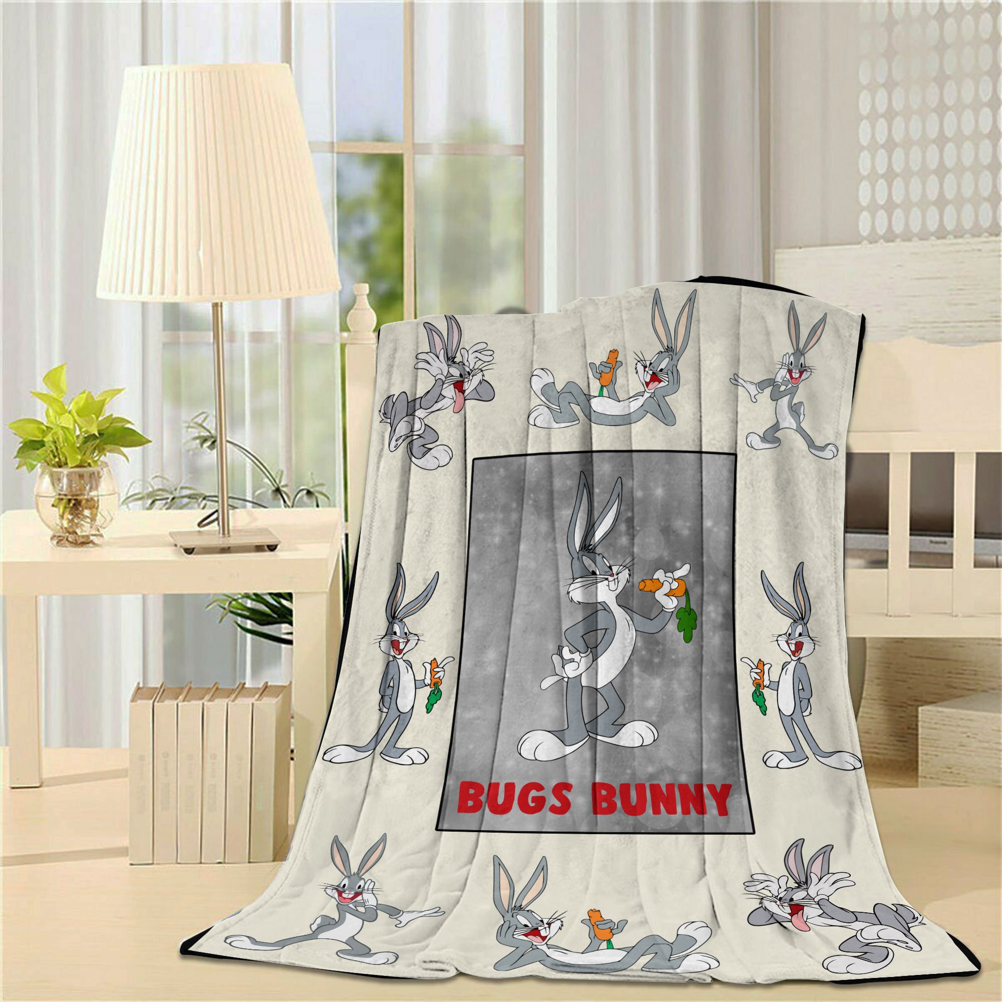 Bugs Bunny Cartoon For Children For Kids Quilt Blanket