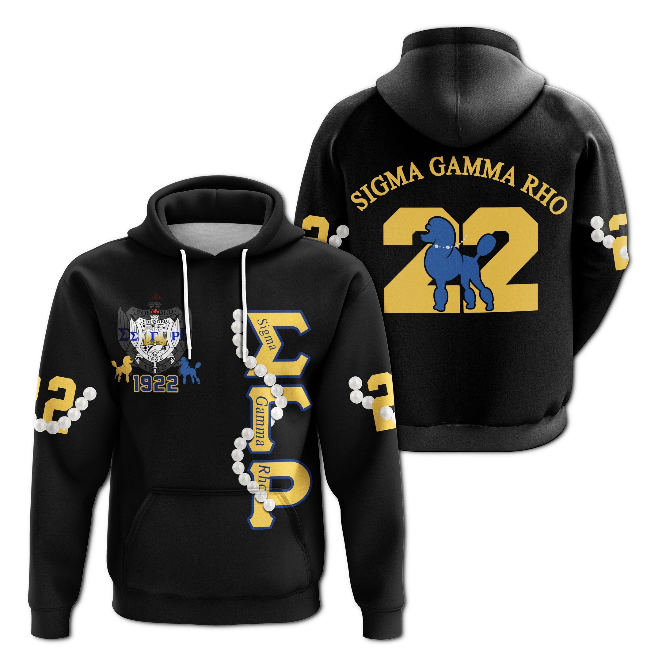 Sorority Hoodie – Sigma Gamma Rho Pearl Pullover Hoodie