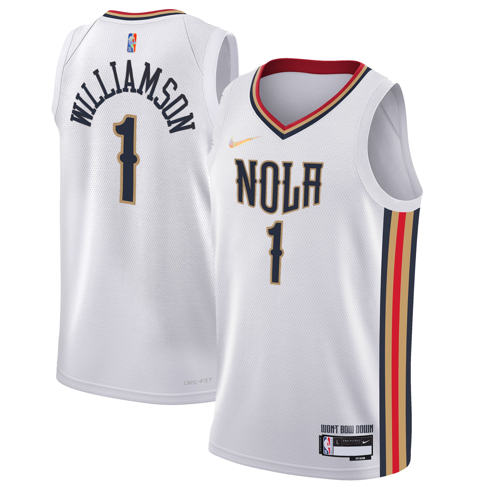Zion Williamson New Orleans Pelicans Youth Swingman Jersey – City Edition – White