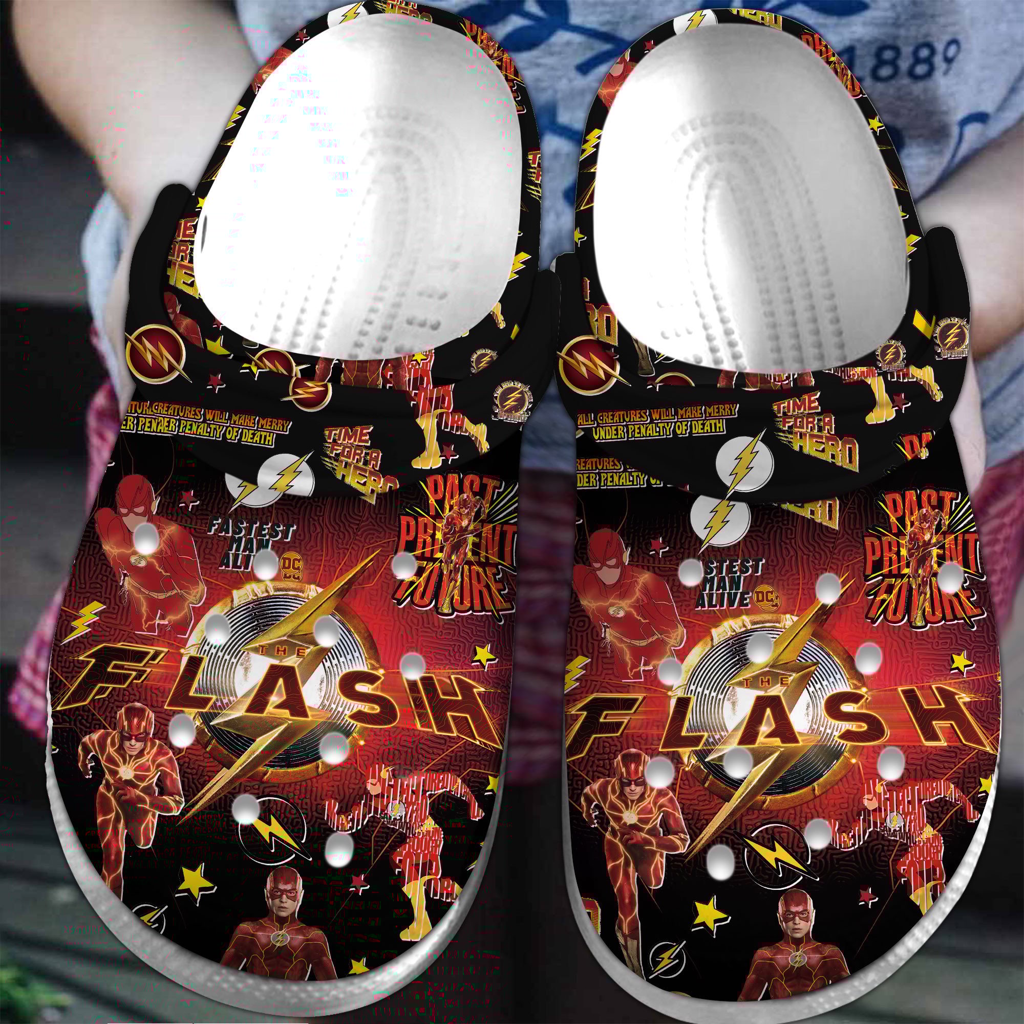 The Flash Movie Crocss Clogs For Men Women And Kid Tr1805342498-1