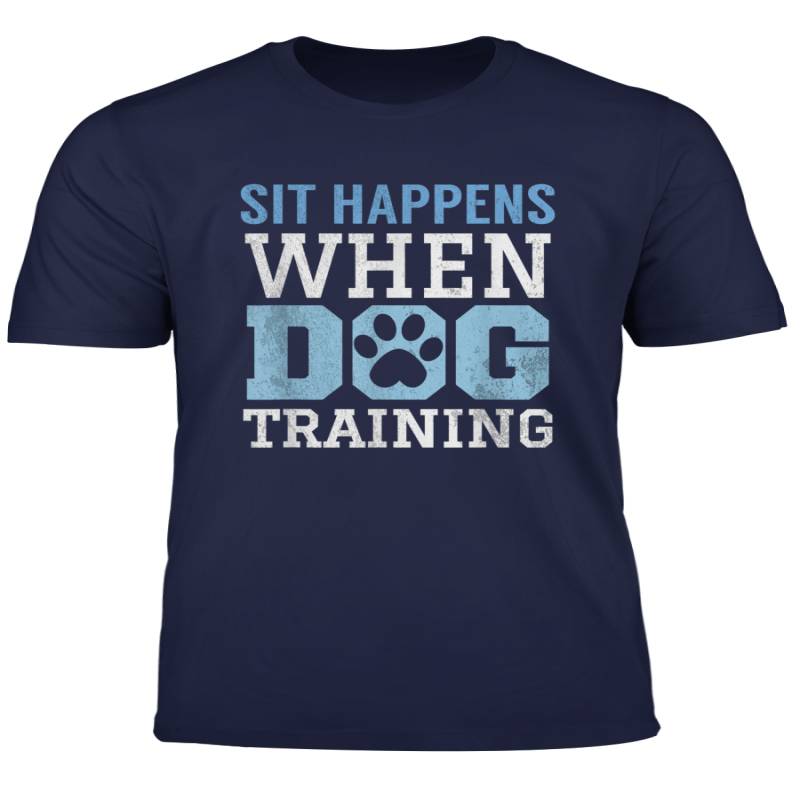 Sit Happens When Dog Training Shirt Cute Puppy Trainer Tee