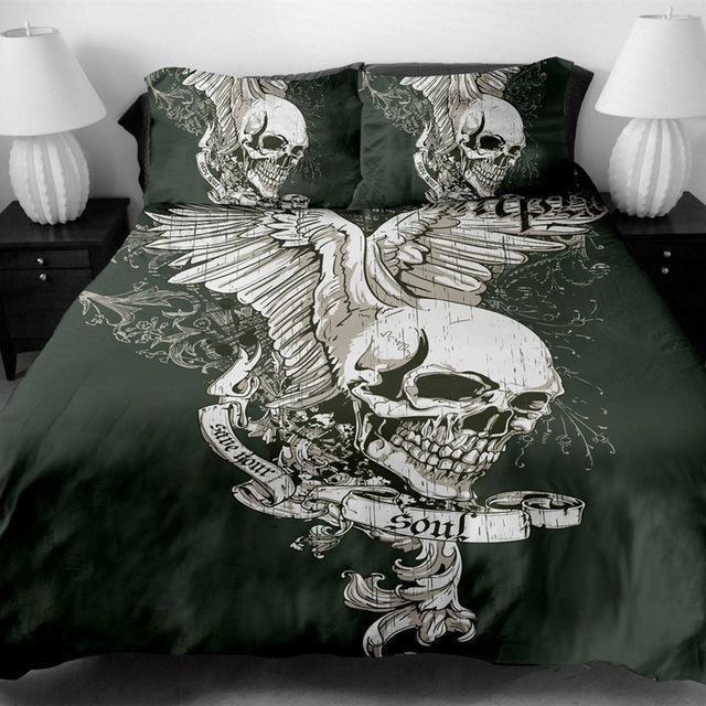 Bohemian Skull Save Your Soul 3D Customized Duvet Cover Bedding Sets