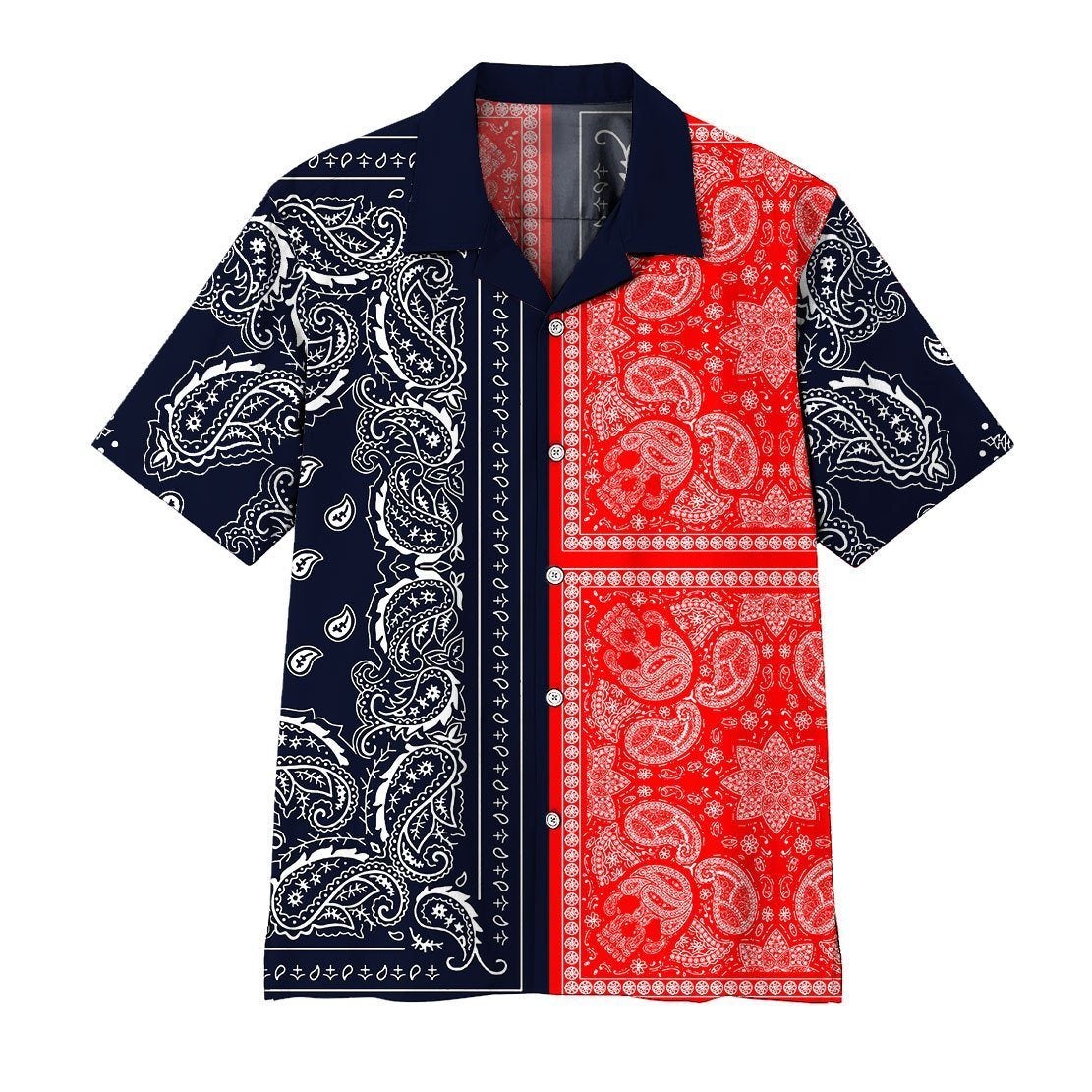 Two Paisley Bandanas Aloha Hawaii Shirts For Men Women Ha38636