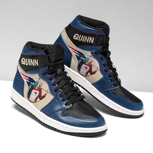 Harley Quinn New England Patriots Jordan Sneakers High Top Shoes Jordan Sneaker