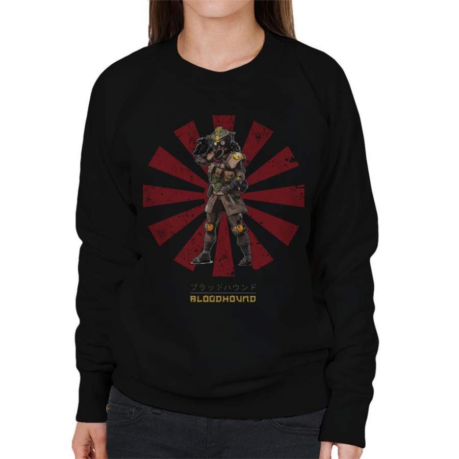 Apex Legends Bloodhound Retro Japanese Women’s Sweatshirt