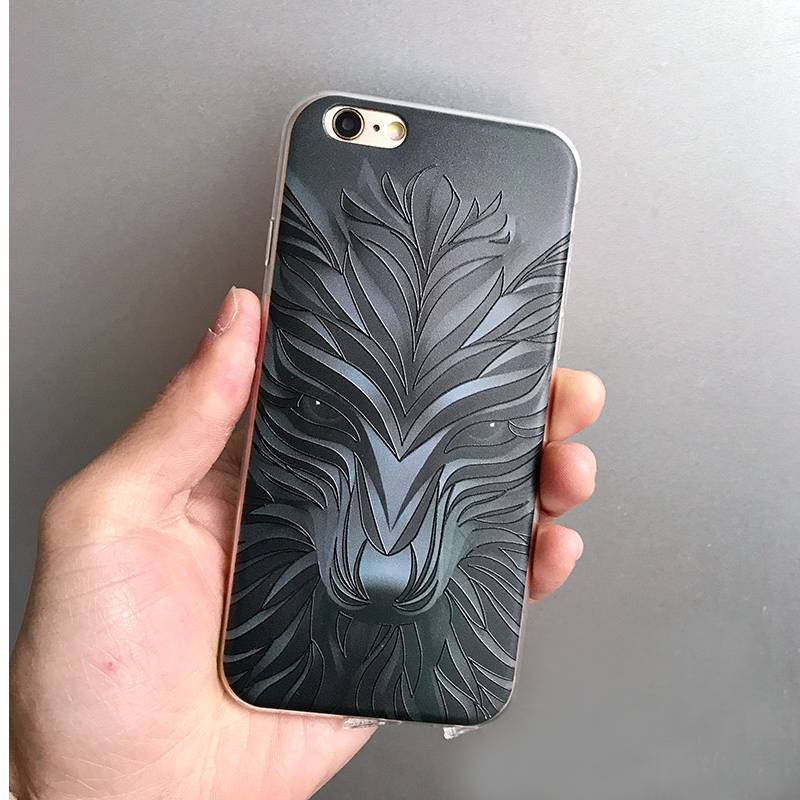 3D Wolf Vikings Phone Case