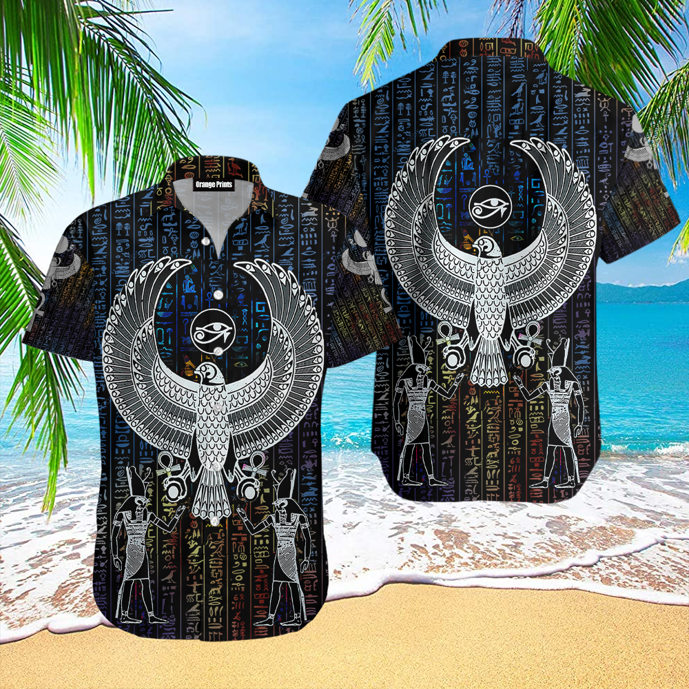 Hieroglyphics Ancient Egypt Hawaii Shirt For Men And Women Ha17313