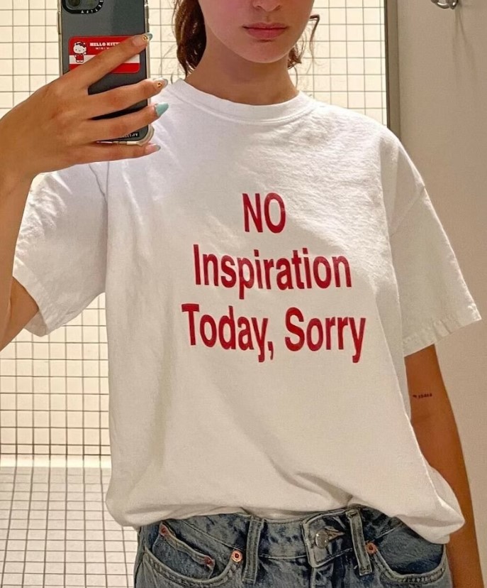 No Inspiration Today Sorry Tee Shirt Outfits