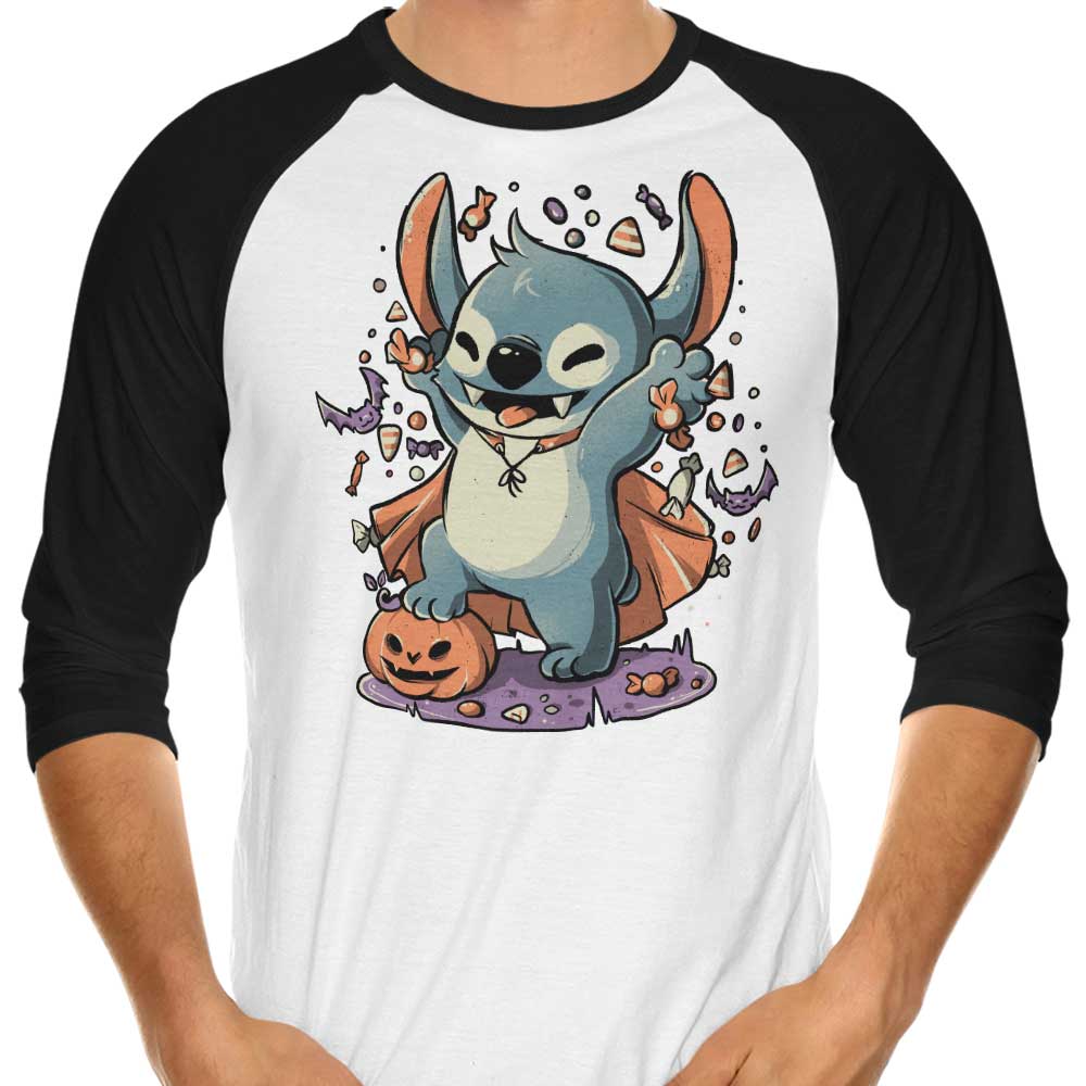 Spooky Candy 626 – 3/4 Sleeve Raglan T-Shirt