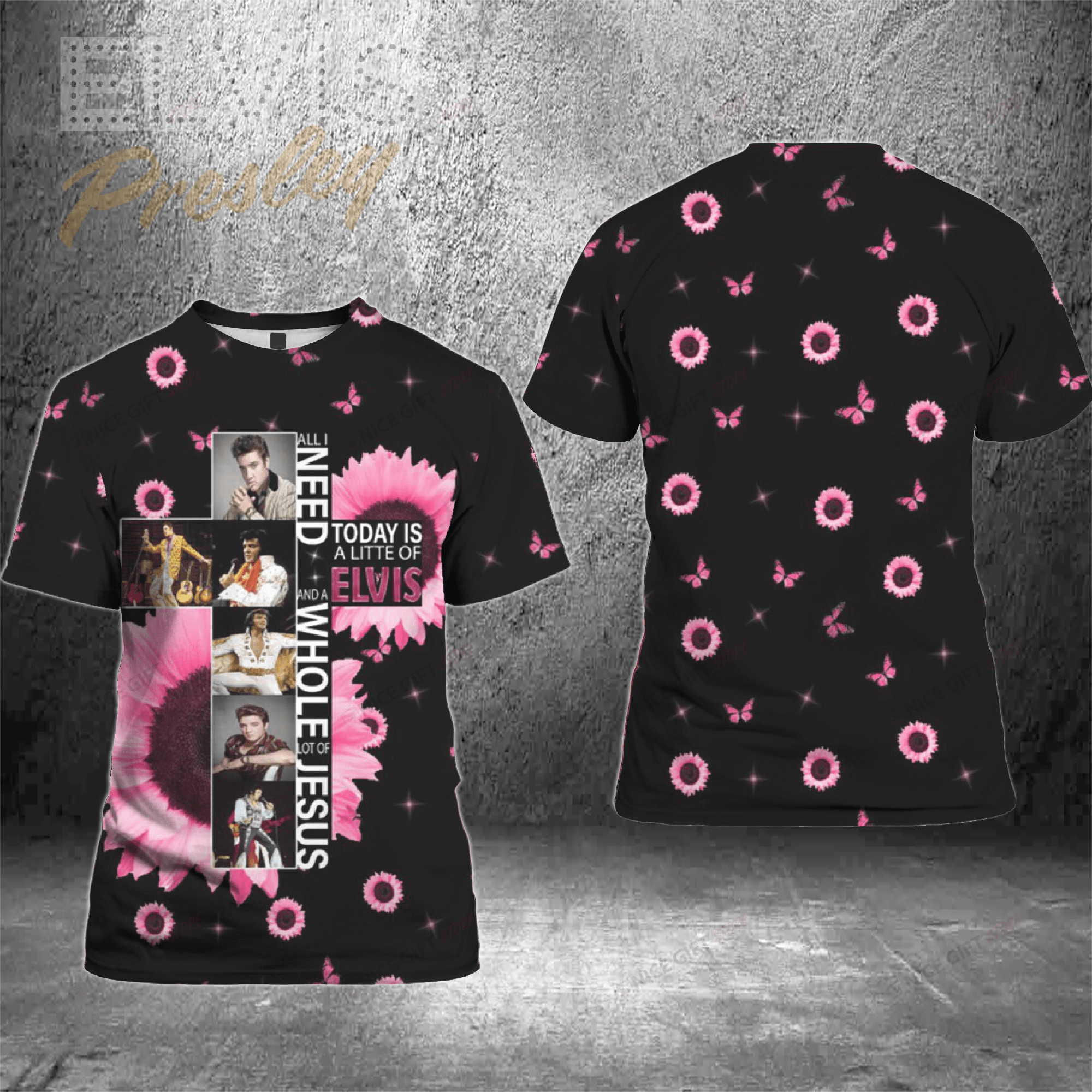 Elvis Presley 3D T-Shirt 3Ts-K6C5