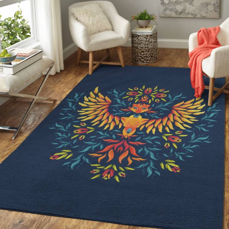 Phoenix Rising – Animals Area Rug Carpet