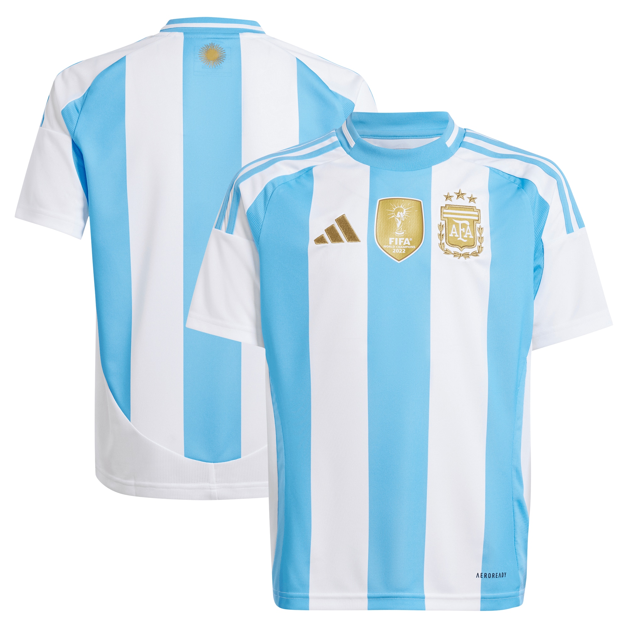 Argentina National Team Youth 2024 Home Replica Jersey – White