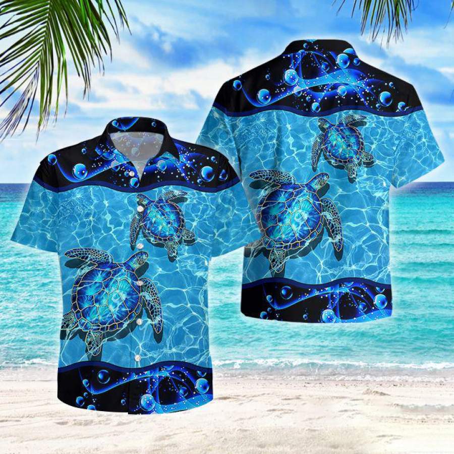 Turtle Ocean Hawaiian Shirt Ha66065