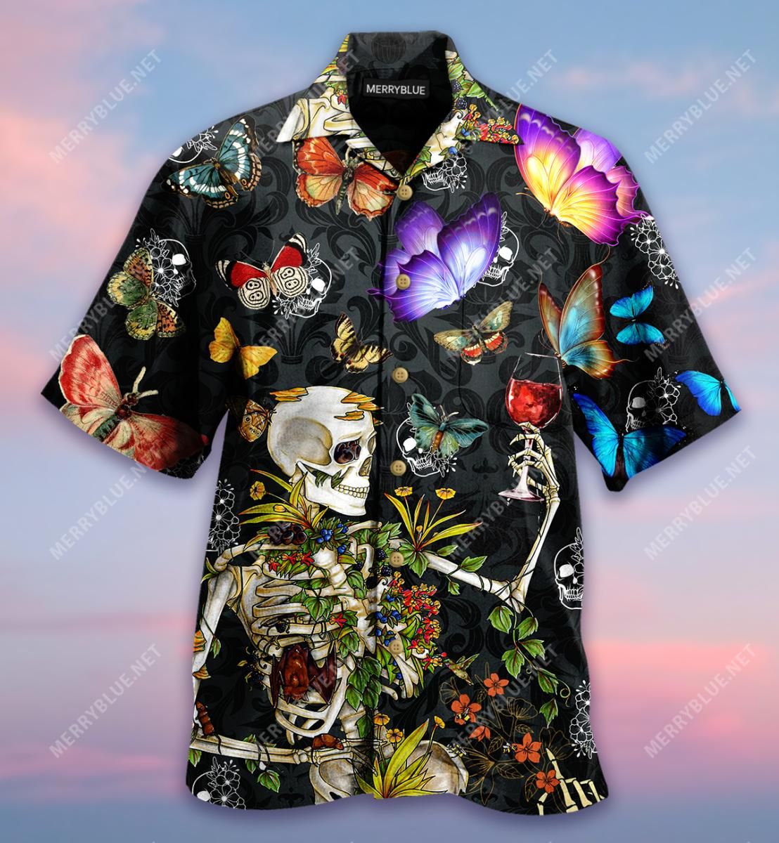 The Skull Is Nature’S Sculpture Aloha Hawaiian Shirt Colorful Short Sleeve Summer Beach Casual Shirt For Men And Women