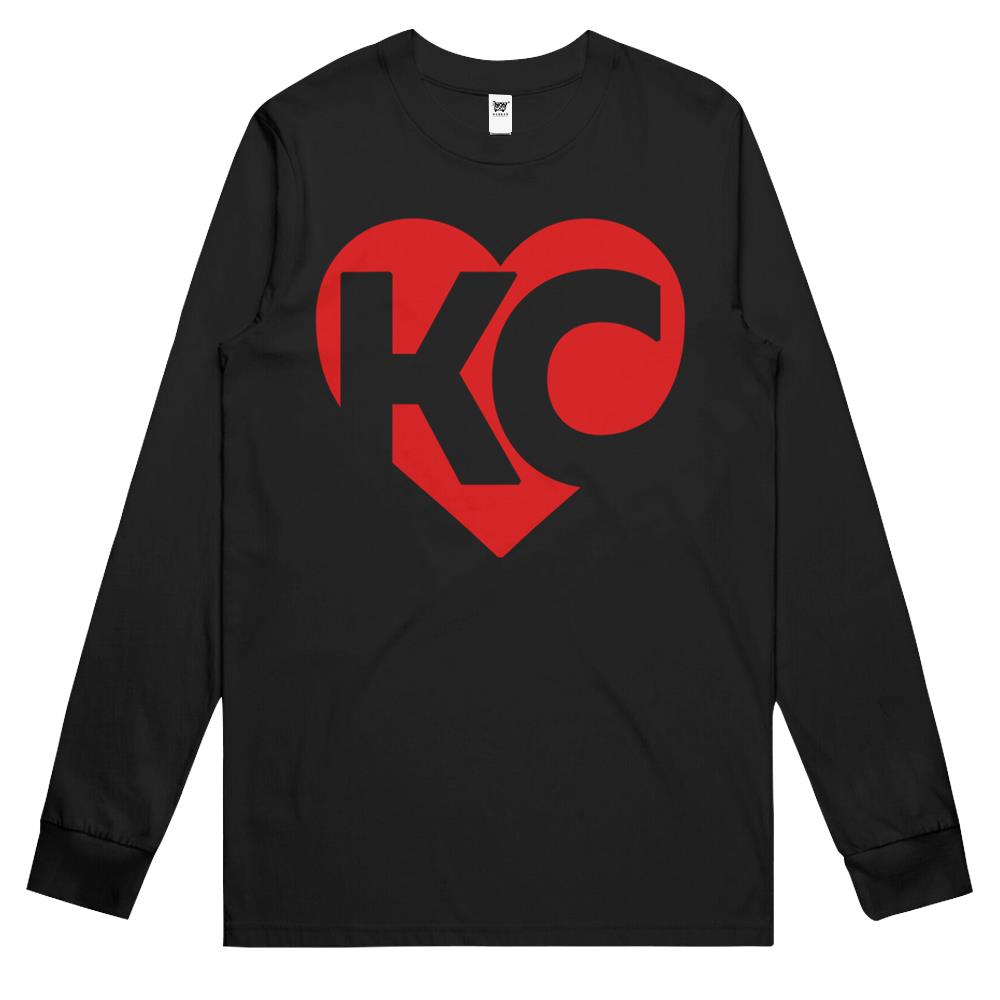 Womens Valentines Day Kansas City Heart I Love Kc Women’S Top Gift Long Sleeve T Shirts