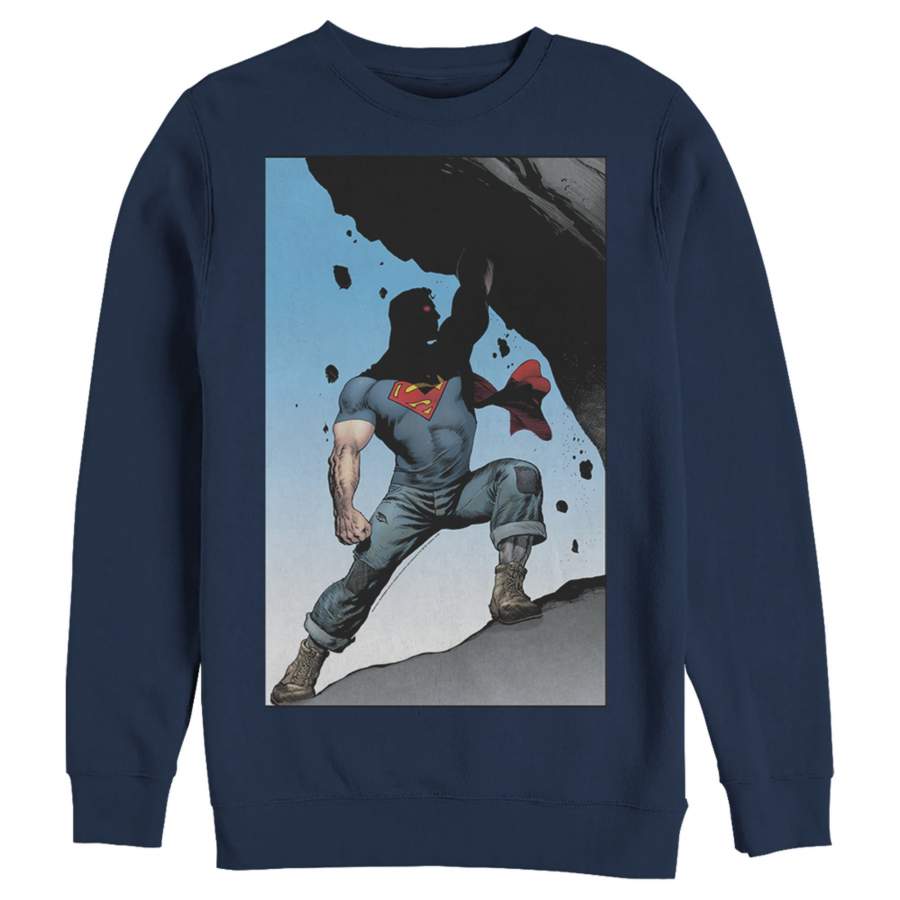 Superman Men’s Strongest Hero Pose  Sweatshirt