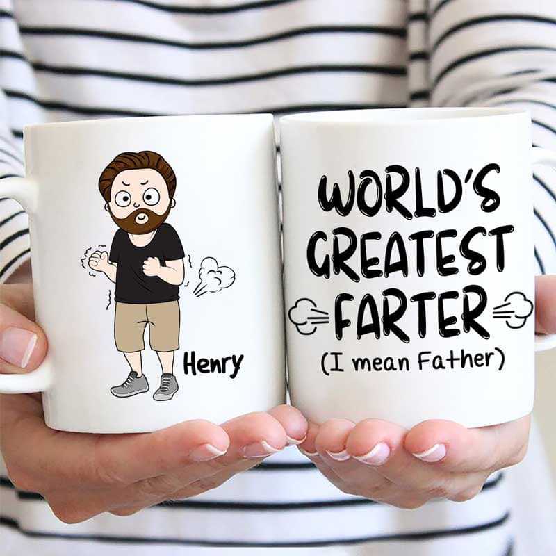 World‘s Greatest Farter Father’s Day Funny Personalized Mug