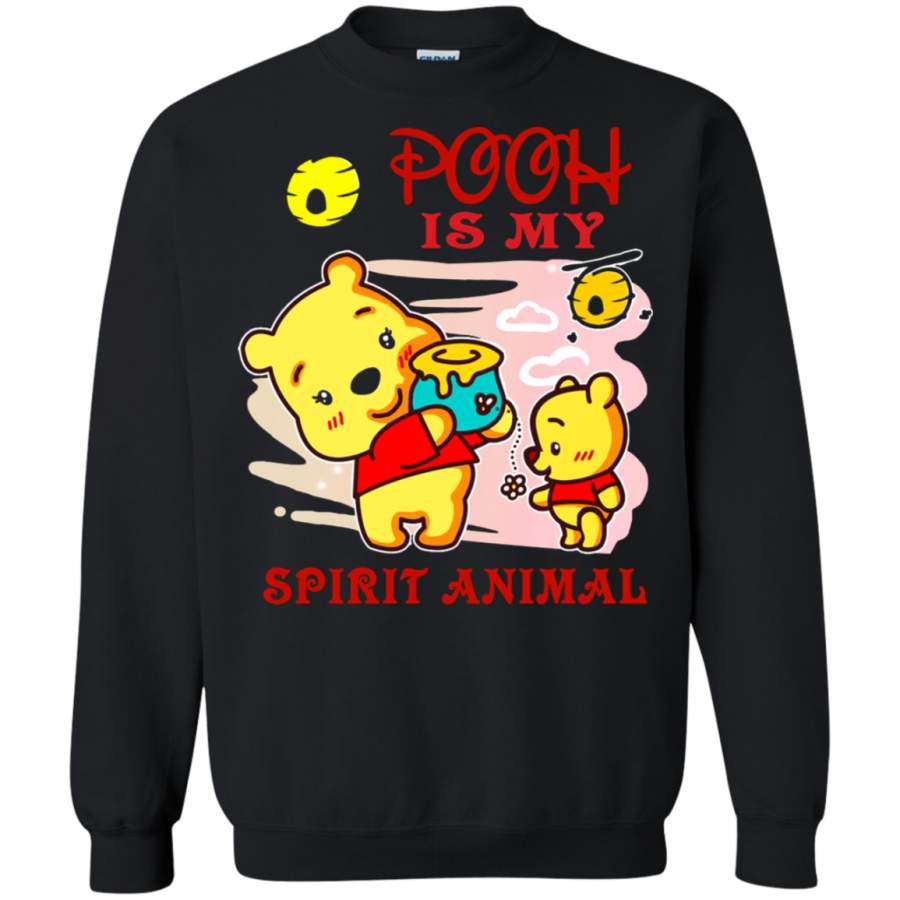 AGR Pooh Is My Spirit Animal Winnie The Pooh Sweatshirt