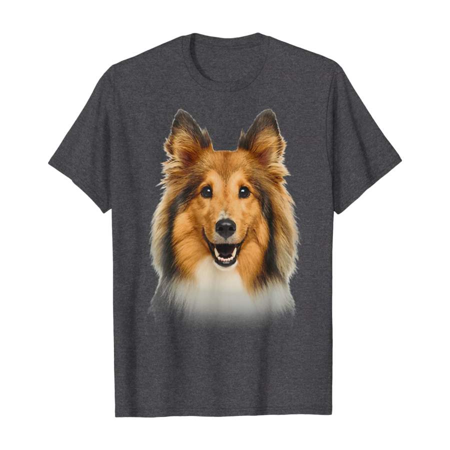 Shetland Sheepdog Only Face Christmas dog lover gift T-Shirt Christmas Gift Ideas