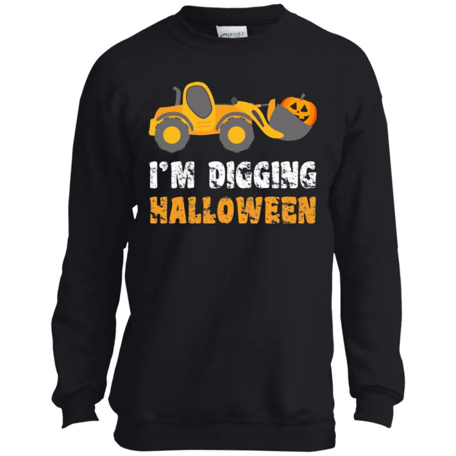 I’m Digging Halloween, Funny Youth LS shirt/Sweatshirt/Hoodie