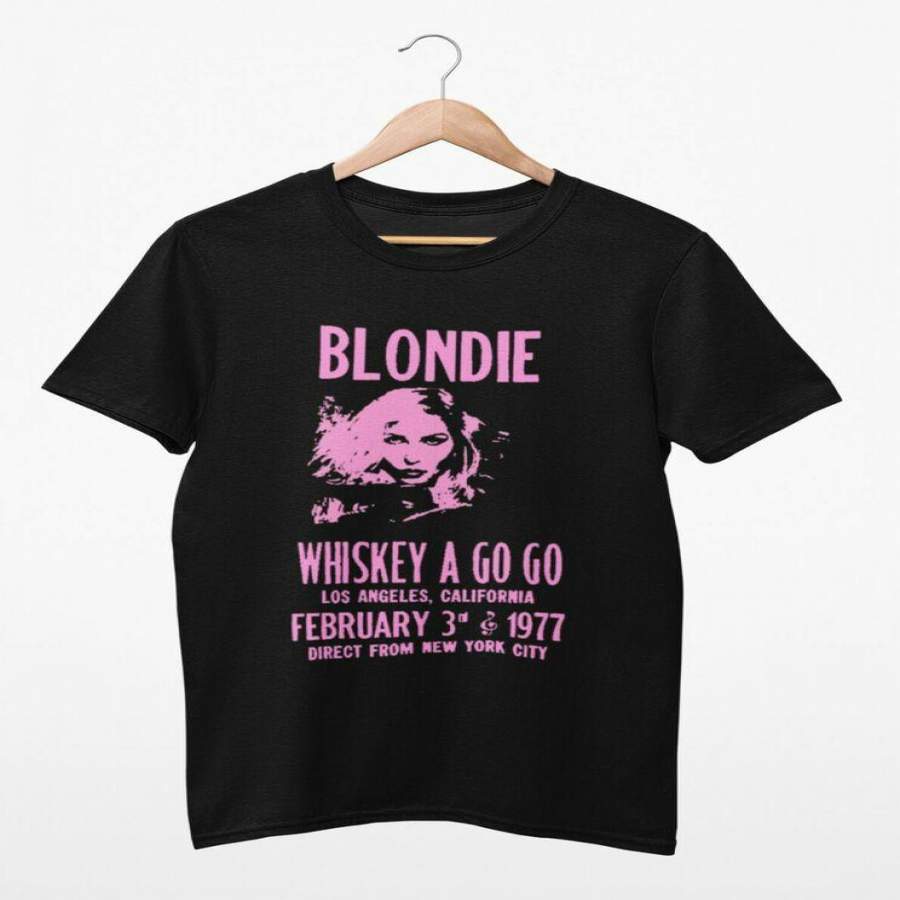 Blondie Poster T Shirt Whiskey Punk Music American Wave