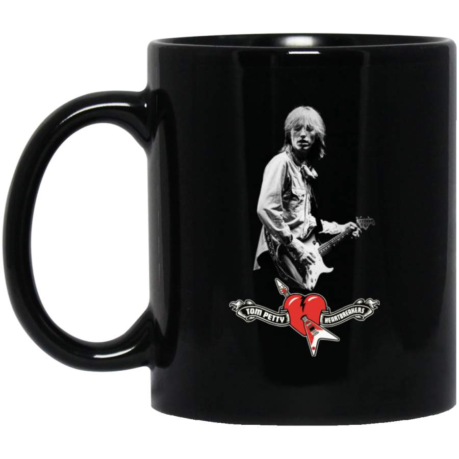 Rip Tom Petty Heartbreakers Black Mug