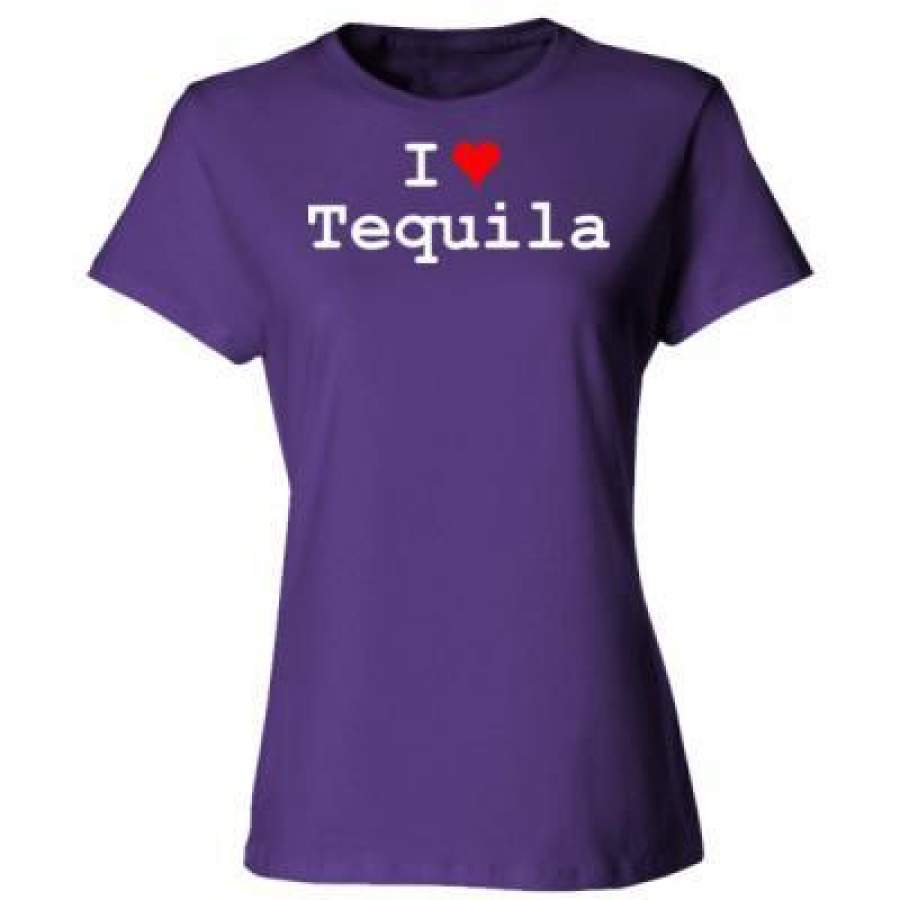 AGR I Love Tequila – Ladies’ Cotton T-Shirt