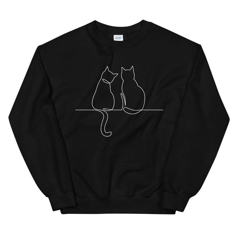 Two Cats Unisex Sweatshirt