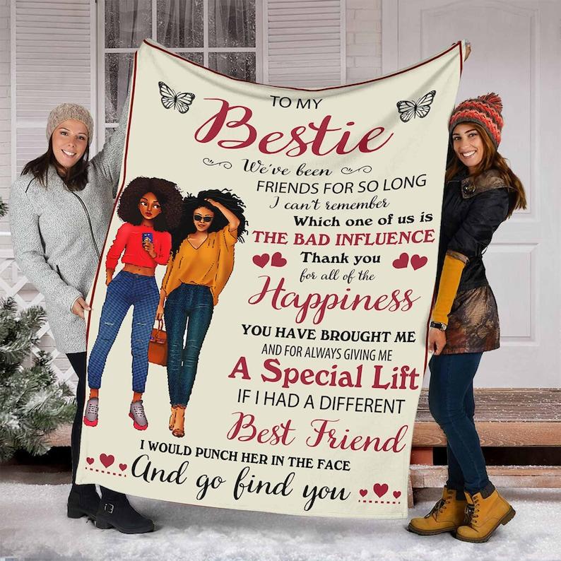 To My Friend Fleece Blanket We’Ve Been Friend So Long Thank You, Gift For Bestie, Gift For Sister, Gift For Best Friend, Home Decor Bedding Couch Sofa Soft And Comfy