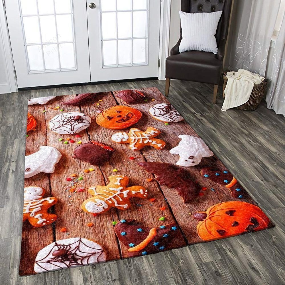 Halloween Spooky Pumpkin Zoombie Ghost Area Rug Carpet Vintage Home Decor Gift Ideagable Area Rug Carpet Vintage Home Decor Gift Idea Carpet