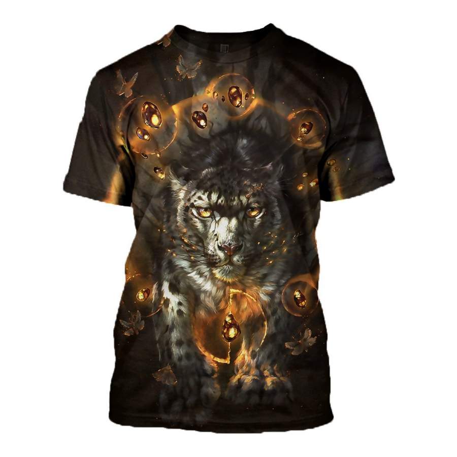 3D All Over Printed Leopard T-shirt Hoodie ATGK290304