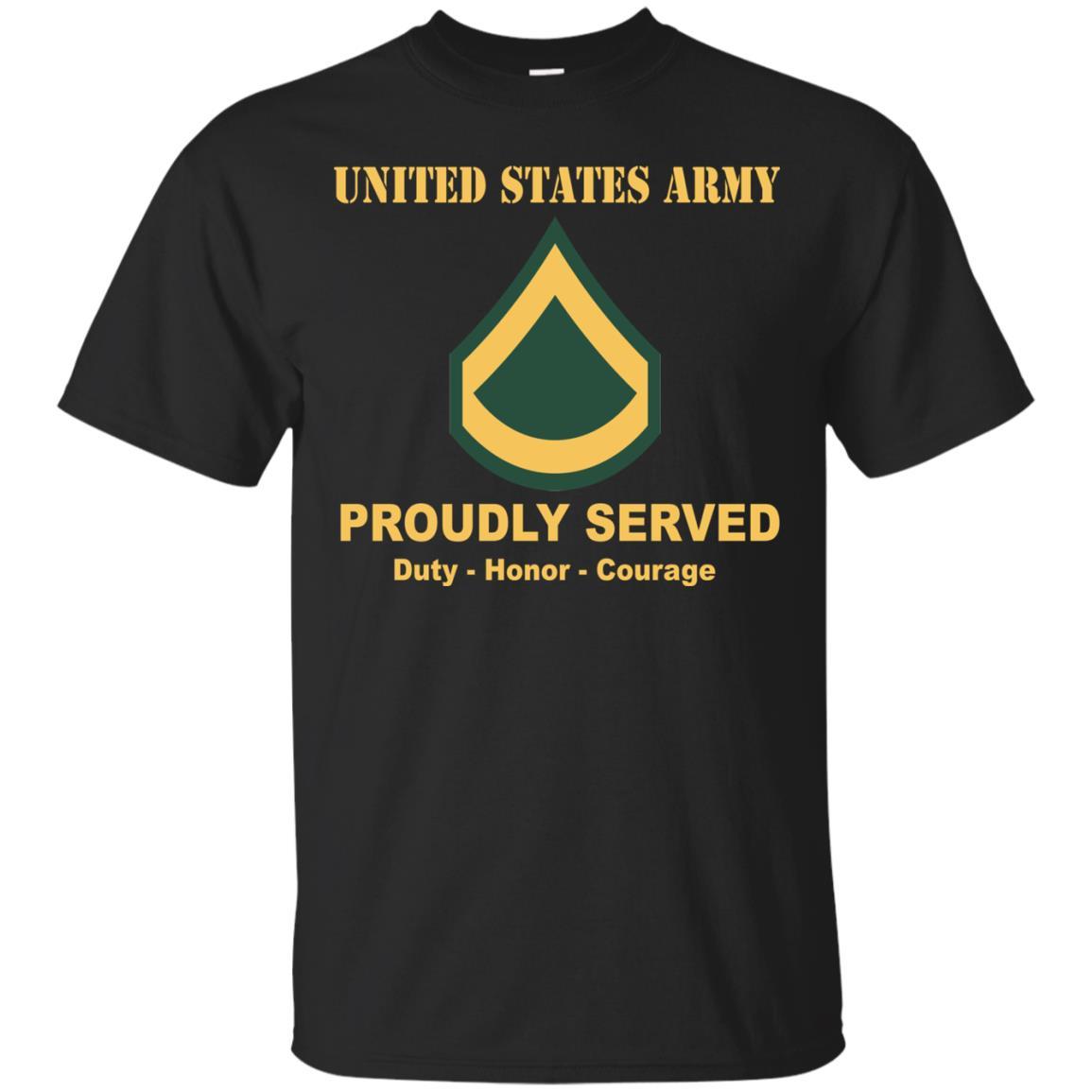 Army E-3 PFC E3 Private First Class Ranks Men Front Shirt US Army Rank ...